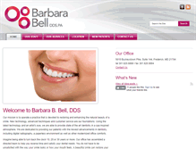 Tablet Screenshot of barbarabelldds.com